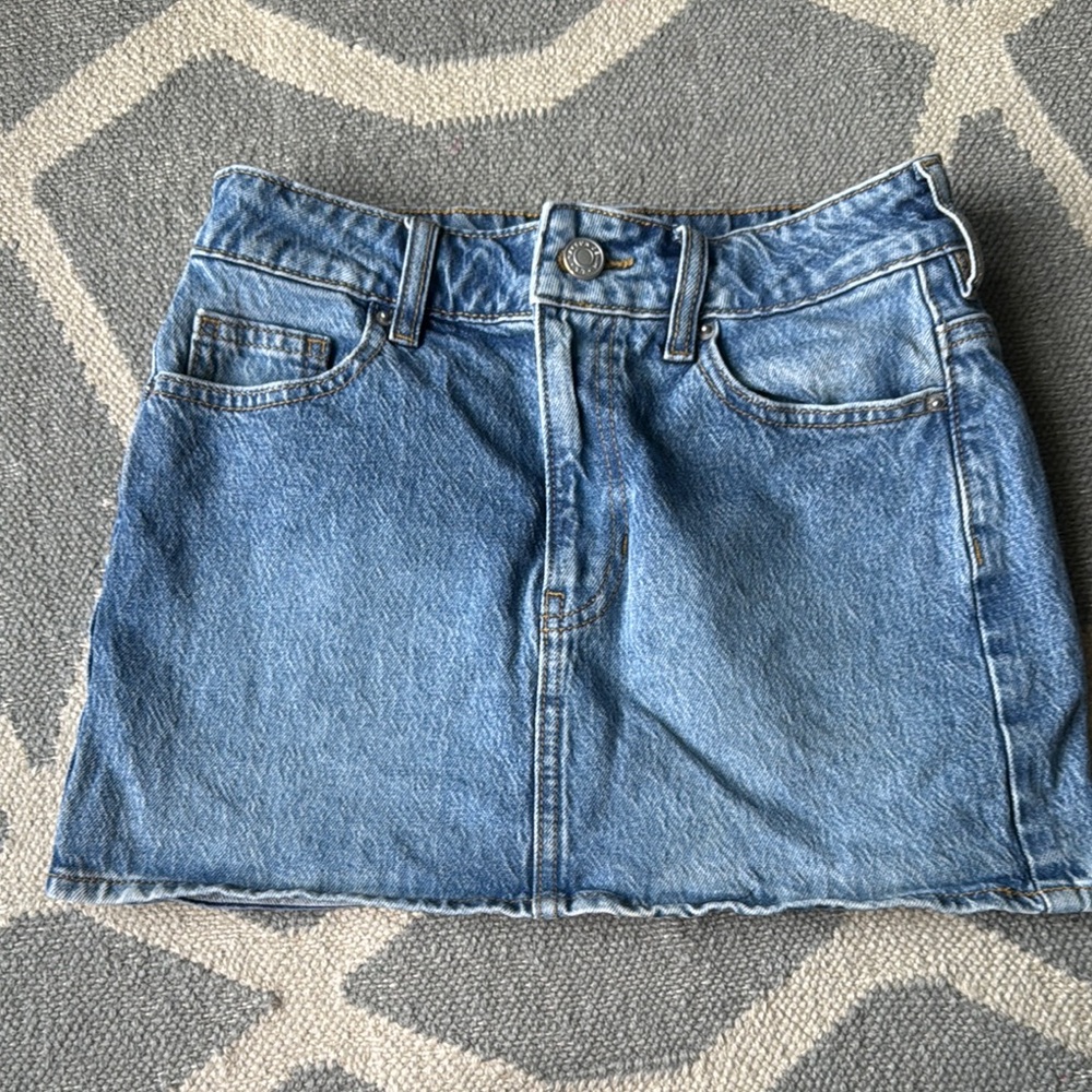 Denim Mini Skirt
